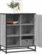 vidaXL - Dressoir - 62x35x76 - cm - bewerkt - hout - grijs - sonoma - eikenkleurig