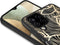 iMoshion Hoesje Geschikt voor Samsung Galaxy A12 Hoesje Siliconen - iMoshion Design hoesje - Goud / Zwart / Golden Leaves