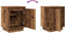 vidaXL - Nachtkastje - met - LED-verlichting - 38x34x50 - cm - oud - hout
