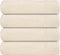vidaXL - Douchehanddoeken - 4 - st - 70x140 - cm - 360 - g/m² - 100% - katoen - crème