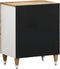 vidaXL - Nachtkastje - 50x33x60 - cm - massief - mangohout