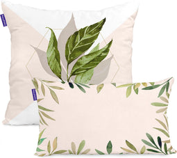 Set van kussenhoesjes HappyFriday Monterosso Multicolour 2 Onderdelen