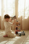 Little Dutch - Stapeltoren - Inclusief 6 houten auto’s - Multicolor (6 stuks)