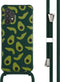 iMoshion Hoesje Geschikt voor Samsung Galaxy A32 (4G) Hoesje Met Koord - iMoshion Siliconen design hoesje met koord - Groen / Avocado Green