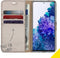 Accezz Samsung Galaxy S20 FE - Wallet Softcase Bookcase - 3 pashouders - goud