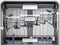 Beko BDSN15430X - Inbouw vaatwasser - Half geïntegreerd 14 couverts - Energieklasse D