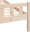 vidaXL - Bedframe - massief - hout - 75x190 - cm