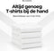 Milanoro - Extra Lange Katoenen T-shirts - Set van 4 - Wit - Ronde hals - 3XL (4-pack)