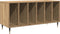vidaXL - Recordkast - Artisan - Eiken - 100x38x48 - cm - Geengineerd - Hout