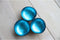 Noya - Coconut Bowl - Kokosnoot - Schaal Kom - Turquoise Metallic Leaf