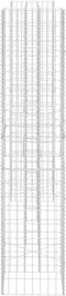 vidaXL - Gabion - plantenbak - H-vormig - 260x40x180 - cm - staaldraad