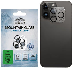 Eiger - Mountain Glass Lens - Camera Protector 9H gehard glas - iPhone 15 Pro/15 Pro Max