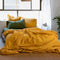 Noorse hoes HappyFriday BASIC Mosterd 155 x 220 cm