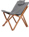 Bo-Camp Bloomsbury - Relaxstoel - Inklapbaar - Grijs