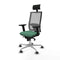 Bureaustoel met hoofdsteun Piqueras y Crespo 2D086G1 Smaragdgroen