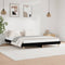 vidaXL - Bedframe - bewerkt - hout - zwart - 140x200 - cm
