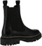 Tamaris - Chelsea boots - Hoogwaardig leer met blokhak - Zwart