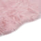 vidaXL - Vloerkleed - 60x90 - cm - kunstschapenvacht - roze