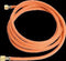 Sievert gasslang - 3/8L-3/8L draaibaar - 2m - diam 4mm - oranje