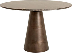 Light & Living Ronde Eettafel Ynez - Marmer - 120cm