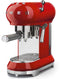 Smeg ECF01RDEU - Koffiezetapparaat - 15bar pompdruk - Rood