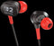 PowerA Wired Earbuds - In-ear - Draad - Microfoon - Rood Zwart