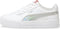 PUMA Carina Rainbow PS - Lage Sneakers - Maat 27.5 - Puma White-Puma Silver
