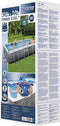 Bestway Power Steel - Opzetzwembad inclusief filterpomp en zwembadtrap - 404 x 201 x 100 cm - Rattanprint - Rechthoekig