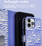 iMoshion Hoesje Geschikt voor iPhone 12 Pro / 12 Hoesje Met Pasjeshouder - iMoshion Design Bookcase smartphone - Meerkleurig / White Blue Stripes