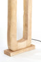 Light & Living Vloerlamp Kelafo - Mangohout - 125cm - Naturel - excl. kap