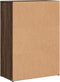 vidaXL - Dressoir - 60x30x84 - cm - bewerkt - hout - bruin - eikenkleur