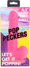 POP - Dildo with Balls - 6.5 / 16.5 cm