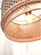 GOOD&MOJO Plafonniere Bhutan - Bamboe/Zwart - Ø40cm -