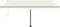 vidaXL - Luifel - handmatig - uittrekbaar - met - LED - 400x300 - cm - crèmekleurig