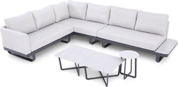 Essentials Fellow Aluminium Loungeset Anthracite Licht Grijs - 86331 - Horeca & Professioneel
