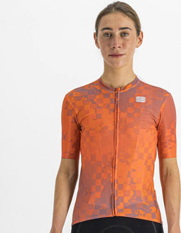 Sportful ROCKET Fietsshirt Dames Pompelmo Mauve - Vrouwen - maat S