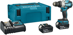 Makita DHP489RTJ - Klopboor-/schroefmachine - 18V 5,0 Ah accu (2 st) - Snellader in Mbox