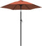 vidaXL - Parasol - 200x224 - cm - aluminium - terracotta