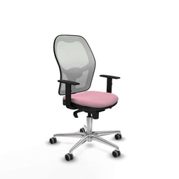 Piqueras y Crespo 1D086G0 - Bureaustoel - Verstelbare hoogte met armleuning - Roze