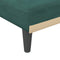 vidaXL - Chaise - longue - fluweel - donkergroen