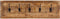 vidaXL - Wandkapstok - met - 5 - haken - massief - mangohout