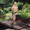 Coast Loopwagen - Opvouwbare Rollator - Aluminium Frame - 78x67,5x86–96 cm - Rood