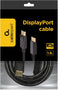 Gembird CC-DP2-6 - DisplayPort Kabel - 1,8 m - Zwart