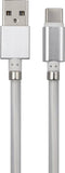 Renkforce USB-kabel USB 2.0 USB-A stekker, USB-C stekker 2.00 m Wit Vergulde steekcontacten TO-6895311