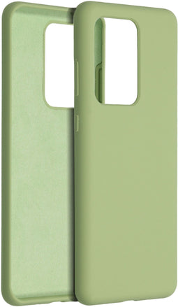 Accezz Liquid Silicone Backcover - Samsung Galaxy S20 Ultra - Schokabsorberend - Groen