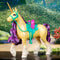 Unicorn Academy - Eenhoorn Leaf - afneembaar hoofdstel en zadel - 28 cm