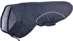 vidaXL - Hondenregenjas - met - reflecterende - strips - polyester - blauw - XS