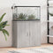 vidaXL - Aquariumstandaard - 81x36x73 - cm - bewerkt - hout - grijs - sonoma - eiken