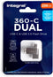 Integral 360-C - Dual USB-C & USB 3.0 - 256GB - Zilver