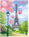 Ravensburger CreArt Spring in Paris - Schilderen op nummer voor volwassenen - Hobbypakket